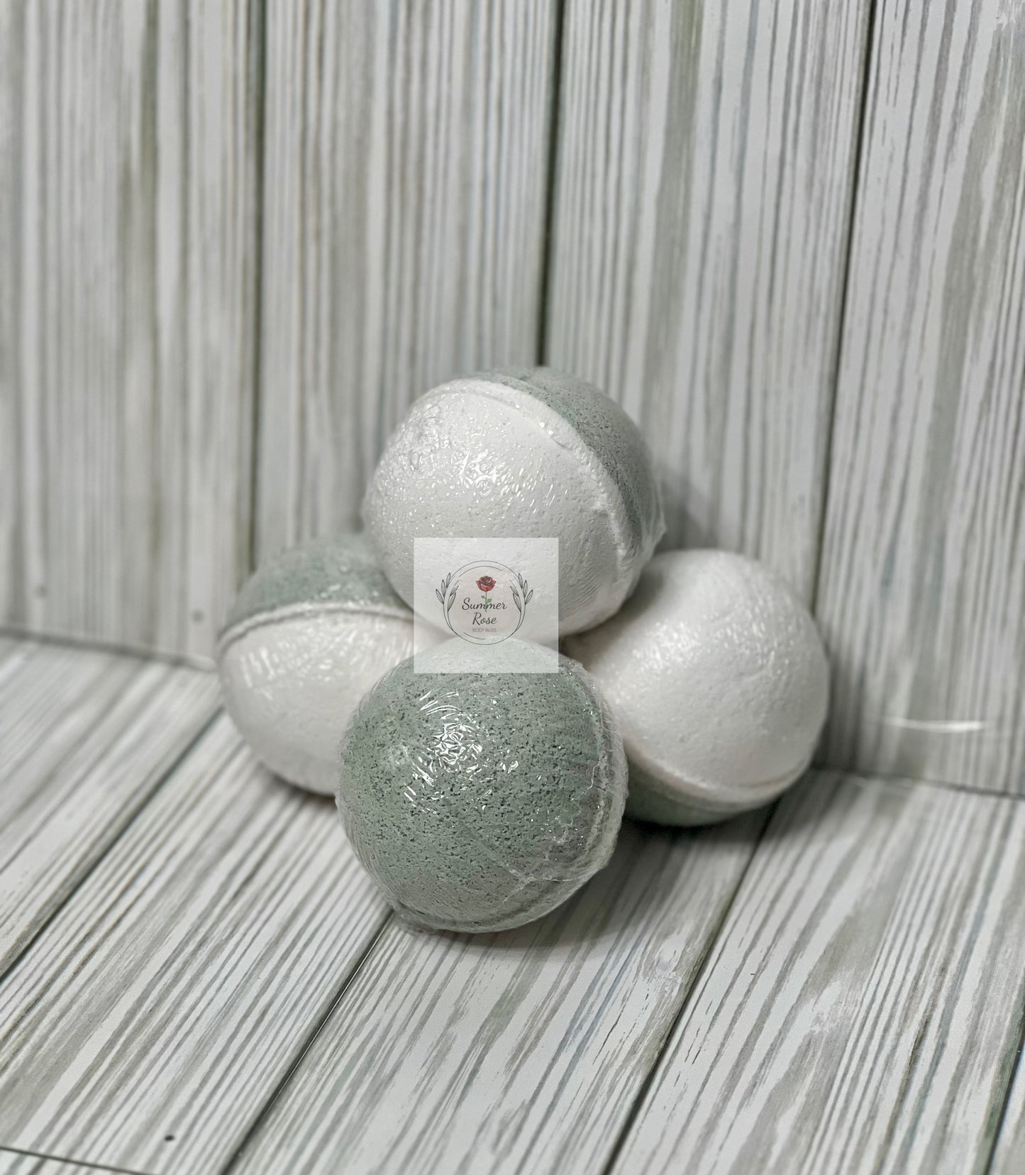 Organic Peppermint Tea Tree Bath Bombs